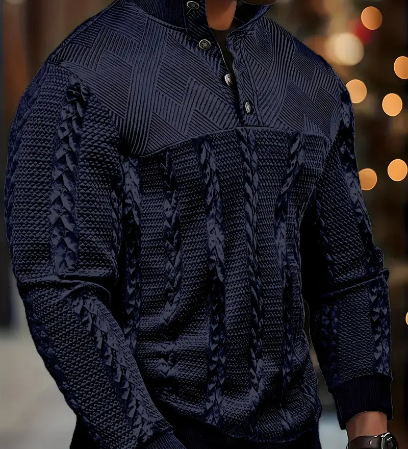 Davis – Elegantiškas dryžuotas megztinis