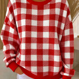 Tess - kalėdinis megztinis languotas