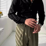 Alfieri – Klasikinis marškinis su v formos iškirpe