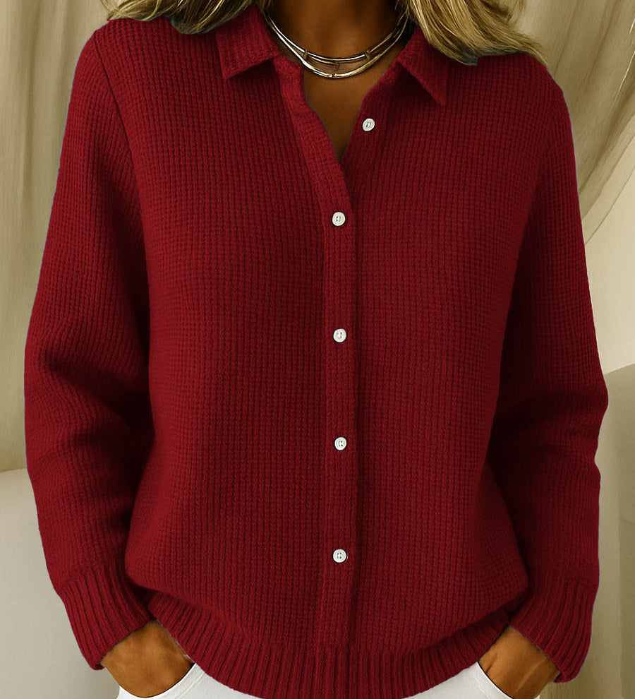 Maeve - Klasikinis Megztinis su Mygtukais