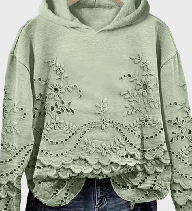 Žaliojo Pievos Nėrinių Kapišoninė Palaidinė