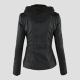 Justė- Moderni odinė striukė