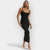 Freya - Midi suknelė su atvira nugara