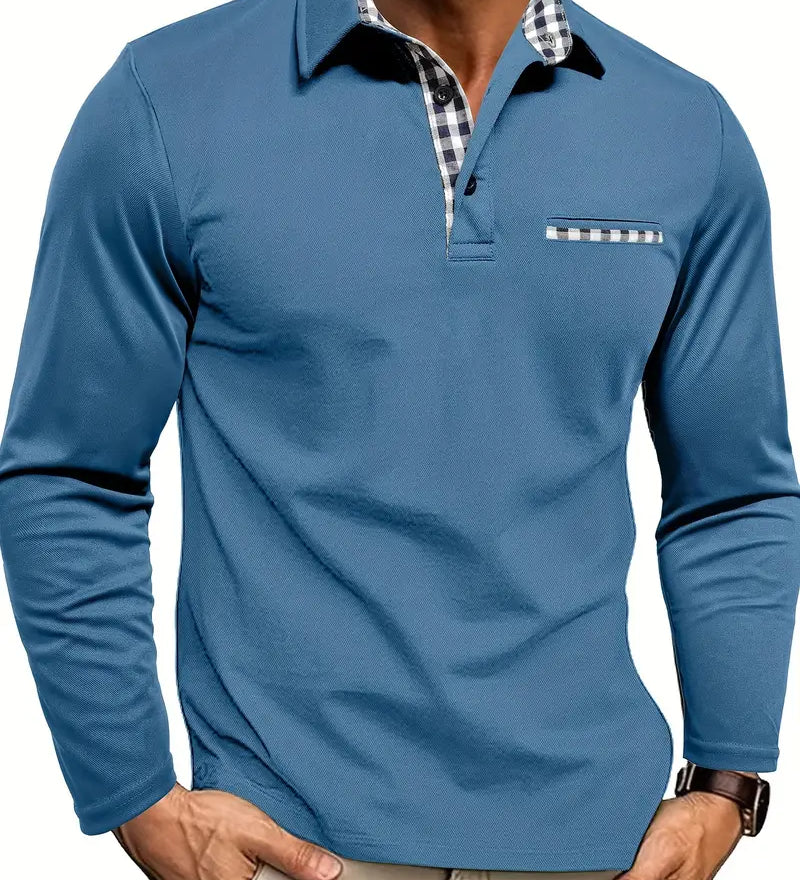 Agostino – Ilgomis rankovėmis polo marškiniai