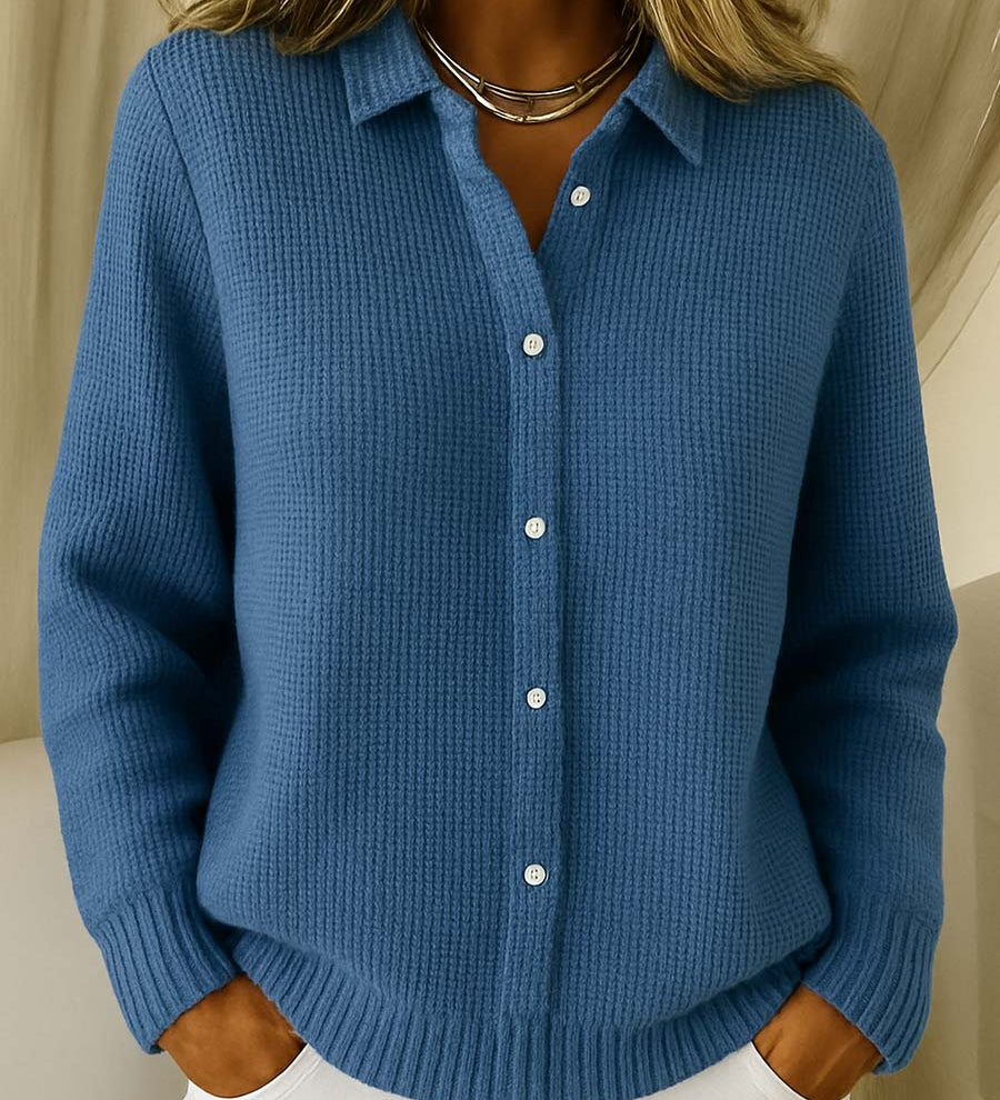 Maeve - Klasikinis Megztinis su Mygtukais