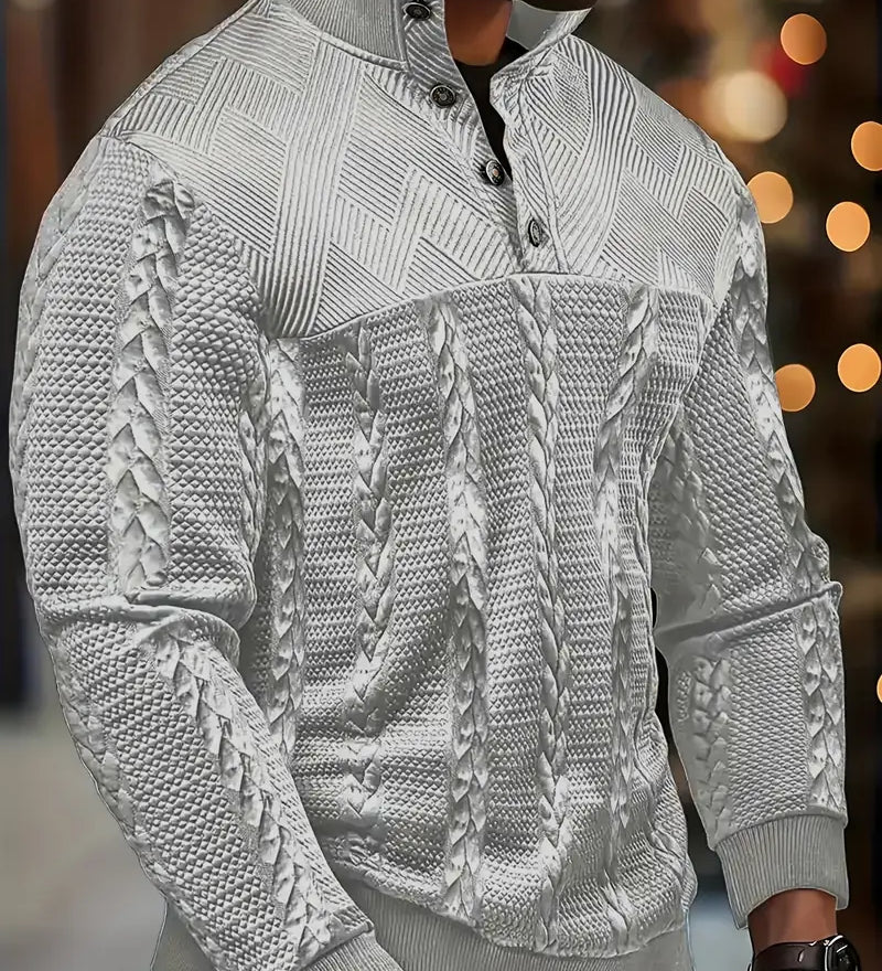 Davis – Elegantiškas dryžuotas megztinis