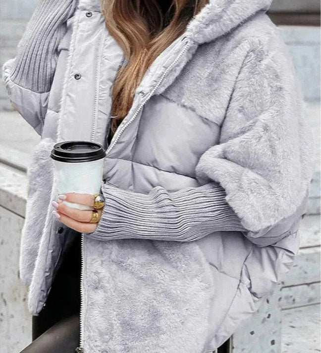 Lena - Stilinga pūkinė striukė su kapišonu