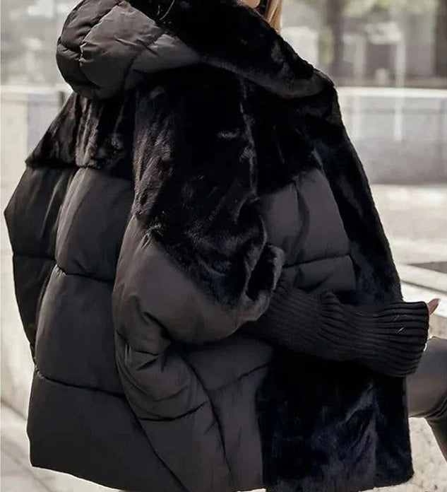 Lena - Stilinga pūkinė striukė su kapišonu