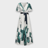 Isla - Ilgas suknelė su diržu