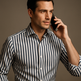 Ethan – Elegantiška dryžuota marškiniai